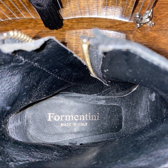 Formentini Black Suede Leather Bootie 37 - Picture 5 of 5